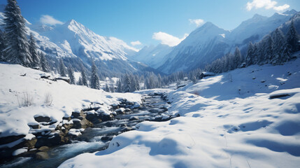 snow covered winter landscape