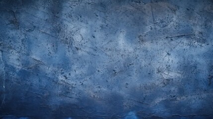 Dark blue grunge textured background. Rough grainy concrete wall surface texture. Dark blue rough close-up surface backdrop - obrazy, fototapety, plakaty