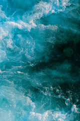 Waves in Atlantic ocean, Tenerife Islands, Spain - obrazy, fototapety, plakaty