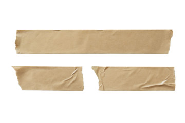 Beige paper masking tapes