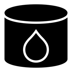 water tank glyph icon