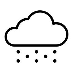 rain line icon