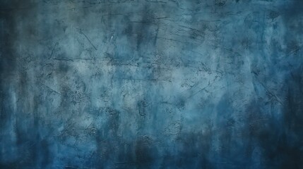 Obraz na płótnie Canvas Dark blue grunge textured background. Rough grainy concrete wall surface texture. Dark blue rough close-up surface backdrop