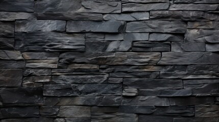 A black slabs stone background
