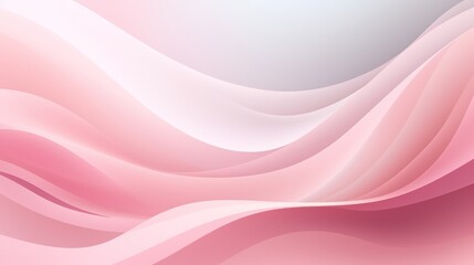 Abstract soft waves background vector for social posts, light pink