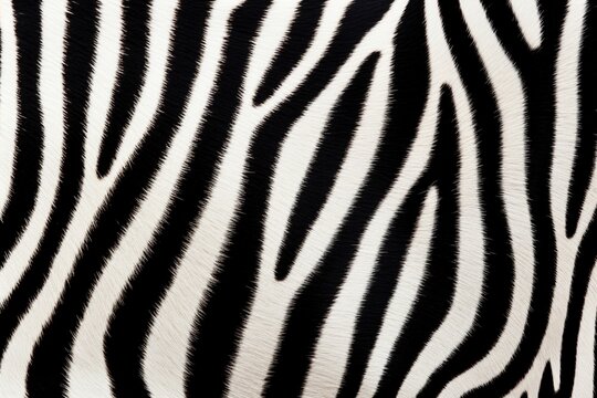 Zebra Stripes: Animal Print Background Texture