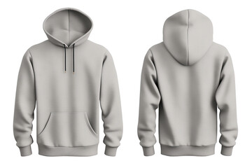 grey hoodie isolated