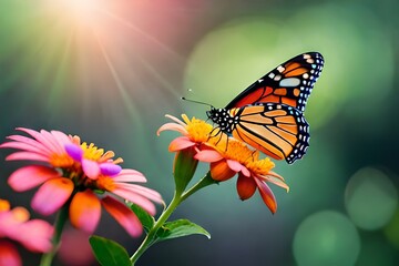 butterfly on flower