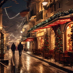 christmas nitgh in Athens 