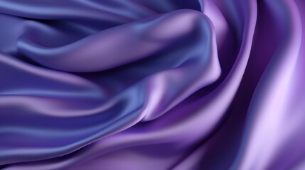 Obraz premium blue purple silk fabric texture luxurious background 3d Rendering, 4k Ultra hd