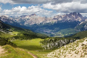 Cortina d Ampezzo and Dolomites mountains, Italy