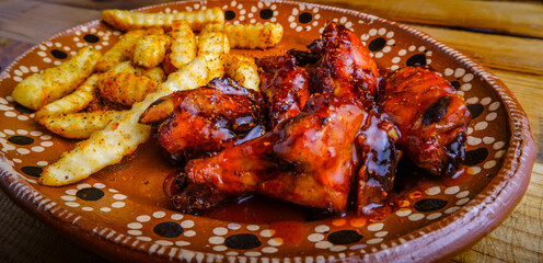 grilled chicken wings