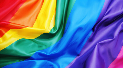 Rainbow LGBT Flag Background 