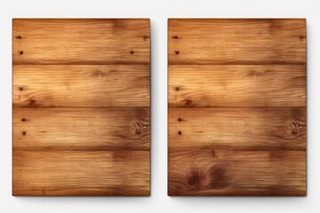 Isolated 2x4 wood boards