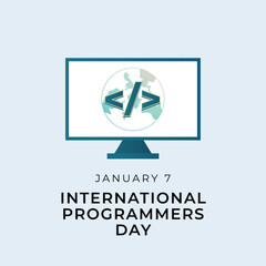 Flyers honoring International Programmers Day or promoting associated events might utilize vector graphics regarding the holiday. design of flyers, celebratory materials.
