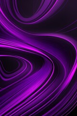 Purple and black waves abstract background, vertical composition