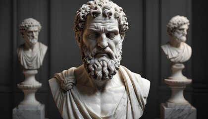 Greek statue, generative AI