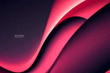 Modern colorful abstract pink black background with wave lines. vector illustration design. for presentation background, brochure, card, flyer, brochure, banner, poster.