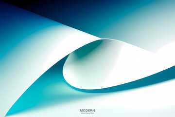 Modern colorful abstract white blue background with wave lines. vector illustration design. for presentation background, brochure, card, flyer, brochure, banner, poster.