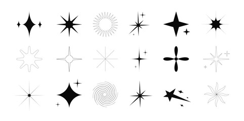 
Set of brutalist doodle Shapes, Geometric Forms. Minimalist Graphic Design Elements. Trendy Y2K . Vector set of retro futuristic shapes, icons, basic figures, minimalist elements.
 - obrazy, fototapety, plakaty