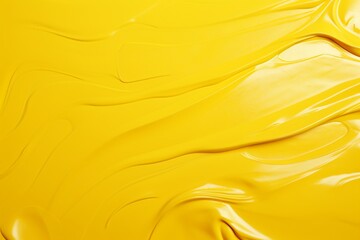 A radiant, sunflower yellow epoxy wall texture with a glossy, bright finish