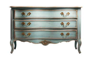 Accent Chest with Drawers On Isolated Background