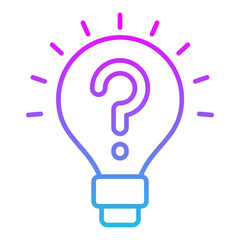 Fototapeta premium Lightbulb Icon