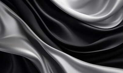 Fototapeta premium a silk fabric backdrop, where threads entwine in a dance of elegance, crafting tales of luxury and refined beauty.