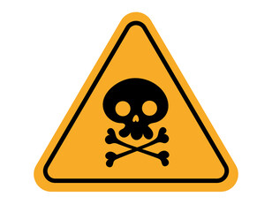Warning attention pictogram danger safety yellow sign isolated set. Vector flat graphic design illustration	

