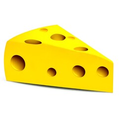 Fototapeta premium Yellow swiss cheese