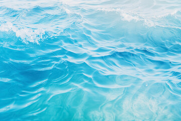 Obraz premium Sea waves, azure ocean, texture background.