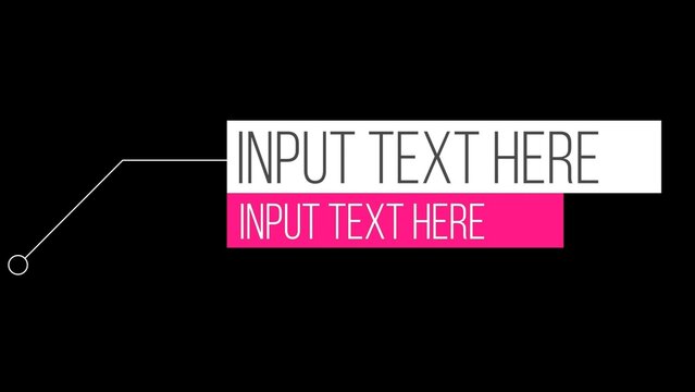 Clean Style Pop Up Call Out Text Animation