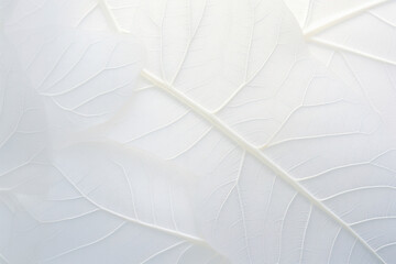 White leaf texture, texture background.