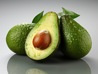 Avocado (Persea americana Mill) plant species from the laurel family (Lauraceae), ai generated