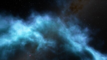 Obraz premium bright nebula, nebula in space, majestic red-purple nebula, beautiful space background 3D render 