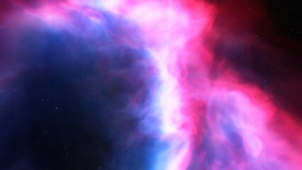 bright nebula, nebula in space, majestic red-purple nebula, beautiful space background 3D render

