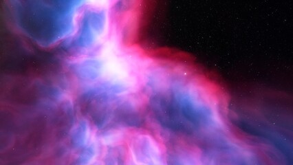 Night sky - Universe filled with stars, nebula and galaxy
