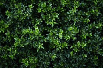 A leafy, perennial barrier of foliage encircles.