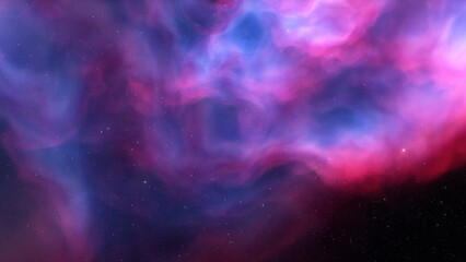 nebula gas cloud in deep outer space
