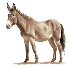 Obraz premium Farm Equipment, Farmer family, Farm animals, Farm Donkey