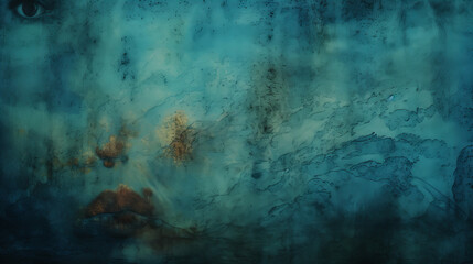 grunge texture blue background with copy space