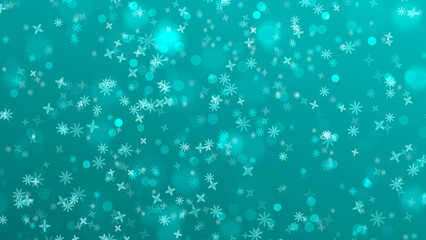 blue snow flake for Christmas and winter holidays. snow flake image.