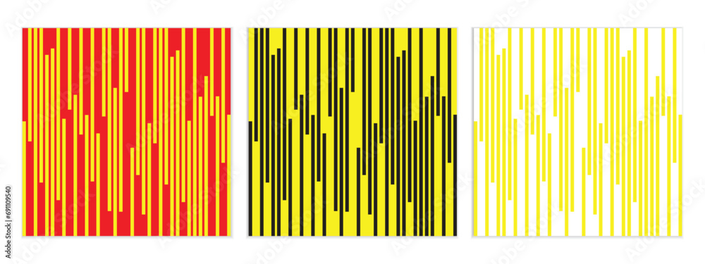 Poster abstract seamless set of vertical line pattern perfect for banner poster.