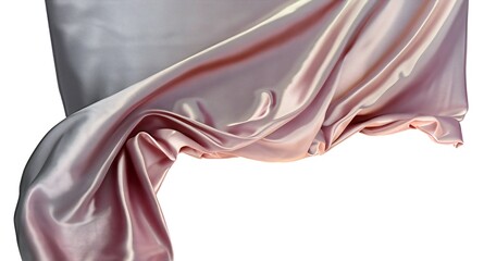 Abstract smooth elegant fabric. Silk texture of soft background. Flowing waves textile.