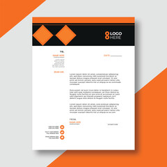 Obraz premium Corporate letterhead design
