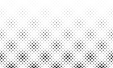 Geometric pattern.Seamless in one direction.Halftone optical effect. Short fade out - obrazy, fototapety, plakaty