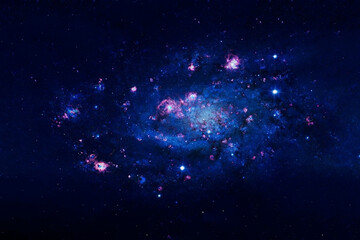 Beautiful space background. Elements of this image furnished by NASA