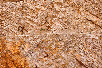 Limestone Quarry Textures and Patterns