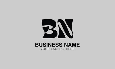 BN B bn initial logo | initial based abstract modern minimal creative logo, vector template image. luxury logotype logo, real estate homie logo. typography logo. initials logo
