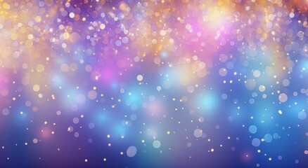 blue and purple rainbow background with lights